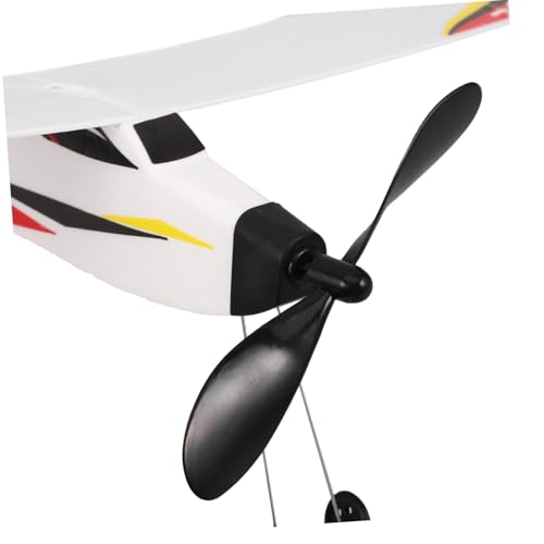 ibasenice Gummiband Angetriebener Fluggleiter aus Schaumstoff und Balsaholz Robustes Outdoor Flugzeugspielzeug für Leicht Tragbar für Eltern Junge Mädchen Spiel und Familienausflüge von ibasenice