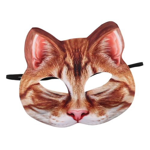 ibasenice Halbgesichtsmaske mit Tierdesign für Halloween und Cosplay Bequeme und Leichte Accessoires für Kostümpartys und Maskeraden ibasenice Halbgesichtsmaske mit Tierdesign für Halloween und Cosplay Bequeme und Leichte Accessoires für Kostümpartys und Maskeraden von ibasenice