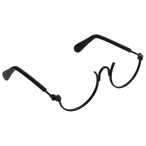 ibasenice Halbrahmen Puppenbrille Metallrahmen Mini Glasfassungen für Basteln Vielseitig Kompatibel Elegantes Design für Puppen und Haustierkostüme Schwarz ibasenice Halbrahmen Puppenbrille Metallrahmen Mini Glasfassungen für Basteln Vielseitig Kompatibel Elegantes Design für Puppen und Haustierkostüme Schwarz von ibasenice
