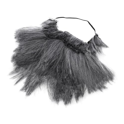 ibasenice Halloween Fake Schnurrbart Bart Cosplay Dekoration Leichter Kunststoff Bequem und Atmungsaktiv Einfach Anzulegen Detailreich Verarbeitet für Party und Bühnenkostüm von ibasenice