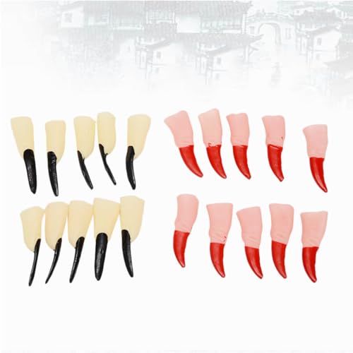 ibasenice Halloween Glow Gothic Gefälschte Finger Set 20pcs Trick Requisiten für Halloween ibasenice Halloween Glow Gothic Gefälschte Finger Set 20pcs Trick Requisiten für Halloween von ibasenice