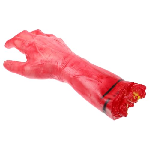 ibasenice Halloween Hand Halloween Party streudekor Halloween geisterhäuser Halloween tischdeko Dekoration beängstigend blutige Leichenteile Halloween-Ornament Halloween-Werkzeuge Plastik von ibasenice