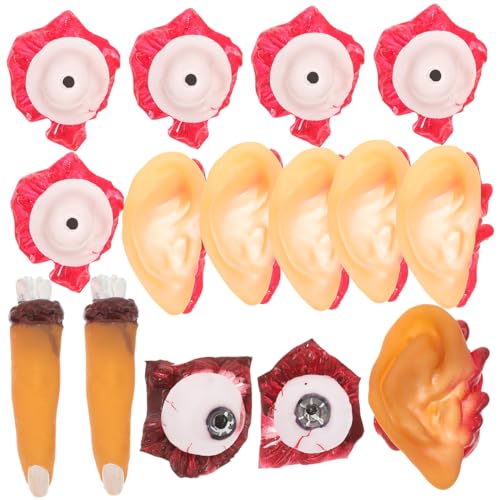 ibasenice Halloween Körperorgane Halloween Dekorationen Aufkleber Für Den Innenbereich Körperteile Hand Gefälschtes Halloween Gehirn Halloween Grabstein Skelett Halloween Lichtdekor von ibasenice