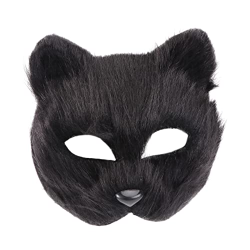 ibasenice Halloween-Maske halloween masken halloweenmaske masken zu halloween Kostümzubehör Nasenlöcher Maskerade-Maske-Paar Halloween-Skelett Kostüme Maskenball Masken Cosplay-Maske Black von ibasenice