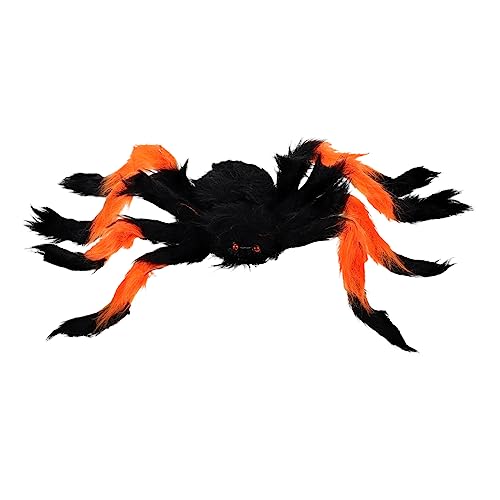 ibasenice Halloween Riesenspinne Dekoration Große Pelzige Spinne für Gruselige Partys Farben Zufällig für und Halloween Aktivitäten Zufällige Farbe Zufällige Farbe von ibasenice