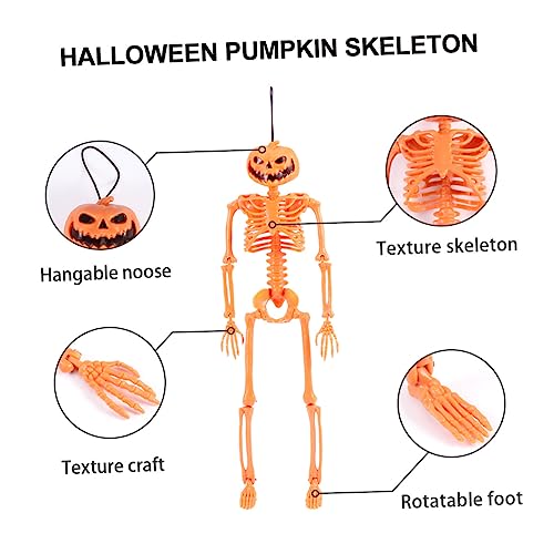 ibasenice Halloween-Skelett Halloween Wohnkultur Knochen Halloween-Schädel- Skelett- Mini Halloween Halloween Toys Party-Kürbis-Skelett Halloween-Foto-Requisiten Orange ibasenice Halloween-Skelett Halloween Wohnkultur Knochen Halloween-Schädel- Skelett- Mini Halloween Halloween Toys Party-Kürbis-Skelett Halloween-Foto-Requisiten Orange von ibasenice