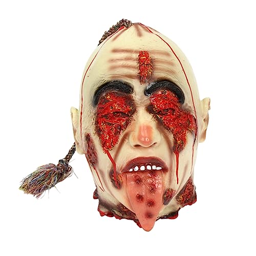 ibasenice Halloween hängender Geist enthauptet gefälscht Dekoration Halloween-Kopf Halloween Decor halloweendeko abgetrennte Kopfstütze gruselige Kopfstütze Interne PP-Baumwollfüllung ibasenice Halloween hängender Geist enthauptet gefälscht Dekoration Halloween-Kopf Halloween Decor halloweendeko abgetrennte Kopfstütze gruselige Kopfstütze Interne PP-Baumwollfüllung von ibasenice