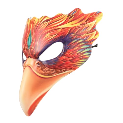 ibasenice Halloween- vogelmaske halloween costume gesichtsmaske halloween masken zu halloween halloweenmasken Fälschung Vogel Kostüm zarte Partymaske dekorative Halbmaske PU- von ibasenice