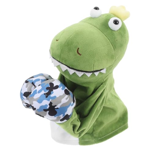 ibasenice Handpuppe B Die Marionetten Puppen Für Stretch Tierhandpuppe Tierpuppe Früherziehung Boxtierhandpuppe Grüne Bauchmuskeln von ibasenice