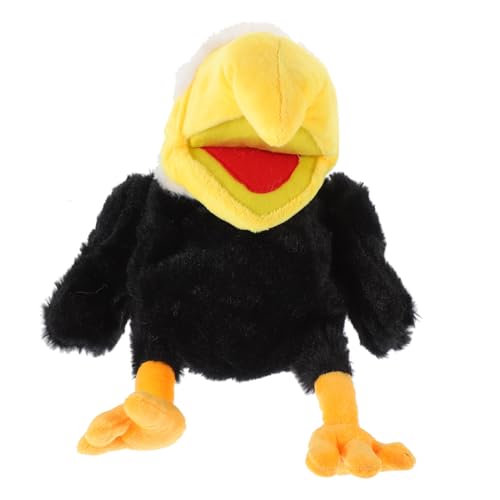 ibasenice Handpuppe Eule Vogel Plüschtier Plüsch Handpuppe Puppen Lernspielzeug Handpuppe Handspielzeug Plüsch-Vogelspielzeug Vogel Handpuppe kreatives Puppenspielzeug PP Baumwolle von ibasenice