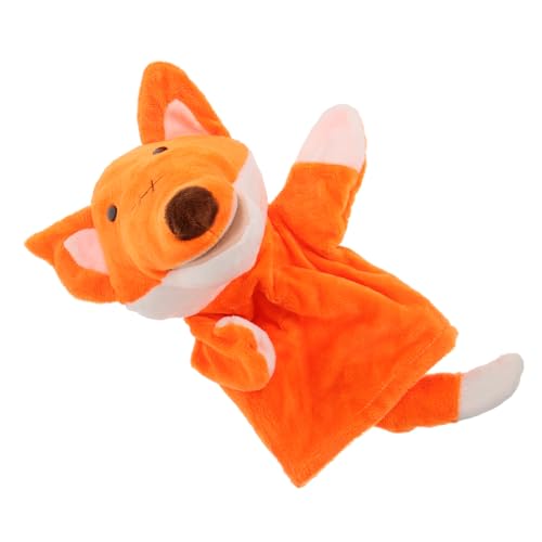 ibasenice Handpuppe Früherziehung Entzückende Handpuppe Mit Füchsen Cartoon-fingerpuppen Handpuppen Für Dekoratives Handpuppenspielzeug Ausgestopfte Füchsepuppe Plüsch von ibasenice