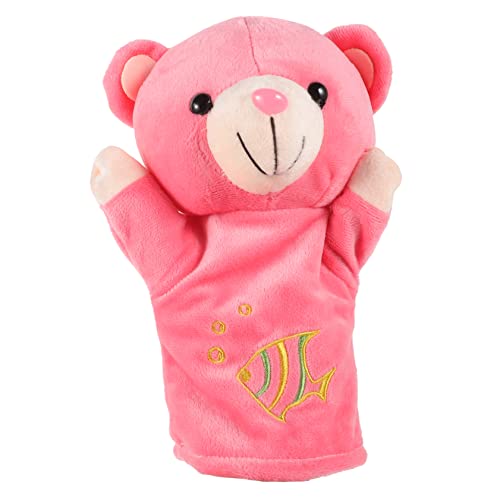 ibasenice Handpuppe Früherziehung Kinderspielzeug Dekoratives Handpuppenspielzeug Tiere Tiere Handpuppe Stofftier Bär Handpuppe Ausgestopfte Bärenpuppe Plüsch von ibasenice