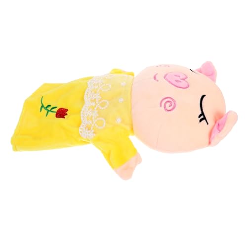 ibasenice Handpuppe Früherziehung Kinderspielzeug Tiere Handpuppe Cartoon- -handpuppe Tiere Spielzeugpuppe Handpuppe in Schweineform Marionette Tierpuppen Yellow Plüsch ibasenice Handpuppe Früherziehung Kinderspielzeug Tiere Handpuppe Cartoon- -handpuppe Tiere Spielzeugpuppe Handpuppe in Schweineform Marionette Tierpuppen Yellow Plüsch von ibasenice