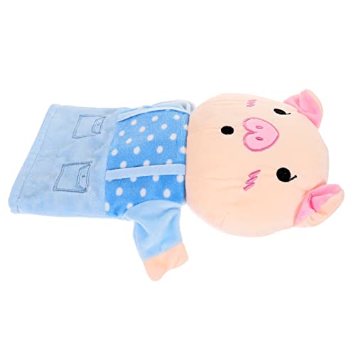 ibasenice Handpuppe Früherziehung Puppe Für Marionettenspielzeug Pädagogische Handpuppe Handpuppen Für Cartoon-handpuppen -trainingspuppe Sky-Blue Plüsch von ibasenice