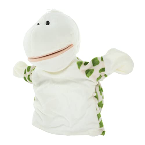 ibasenice Handpuppe Früherziehung interaktives kuschelig lauch Kuscheltier handspielpuppen kinderdecken kleine Handpuppe gefülltes Handspielzeug Puppen für Plüsch von ibasenice