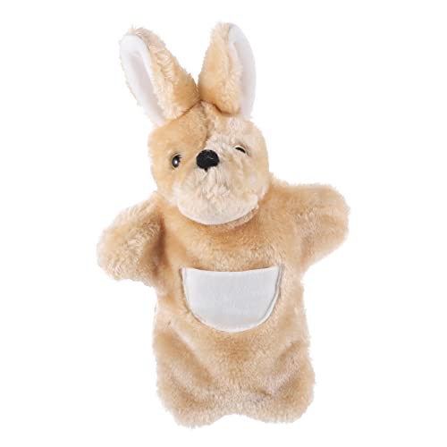 ibasenice Handpuppe Früherziehung -trainingspuppe Handpuppen Für Interaktives Marionettenspielzeug Lernspielzeug Für Für Kleinkinder Light Brown Plüsch von ibasenice