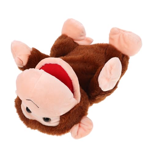 ibasenice Handpuppe Leistungsqualitäten tierisches Plüschtier Frühpädagogisches Puppen Lernspielzeug tierisches Handspielzeug Cartoon-Tierpuppenspielzeug emuliertes Tierspielzeug von ibasenice