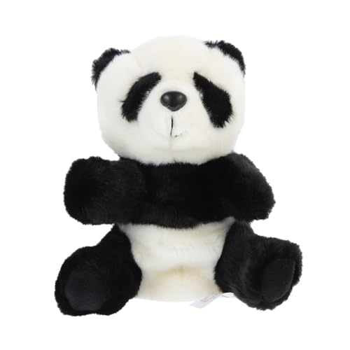 ibasenice Handpuppe Panda Plüschtier Handspielzeug für Interaktives Rollenspiel Weiches Bequemes Material Geeignet für Erwachsene für Geschichtenzeit und Frühe Bildung von ibasenice