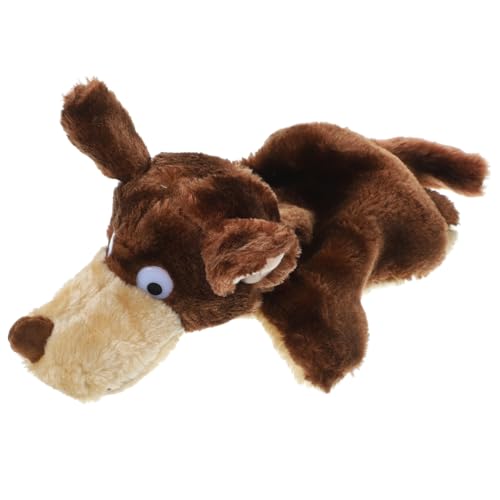ibasenice Handpuppe Tier Wolf aus Plüsch Interaktives für Geschichtenerzählen und Rollenspiele Zuhause Kindergarten und Vorschule von ibasenice