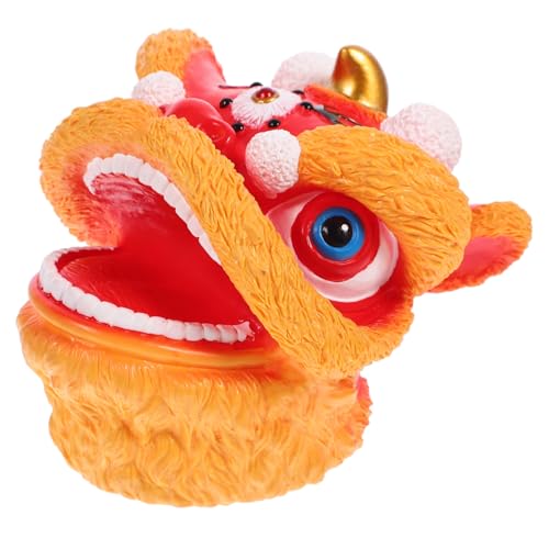 ibasenice Handpuppe die chinesen interaktives Puppenspiel Puppen Lernspielzeug Handspielzeug Simulation Tiermodell Cartoon-Tierpuppe Plastik rot von ibasenice