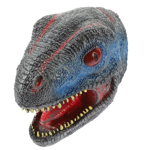 ibasenice Handpuppen Dinosaurier Velociraptor Handpuppe Cosplay Für Zufällige Farben Interaktives Handspielzeug Für Kreative Rollenspiele Und Bissfinger Spiele von ibasenice