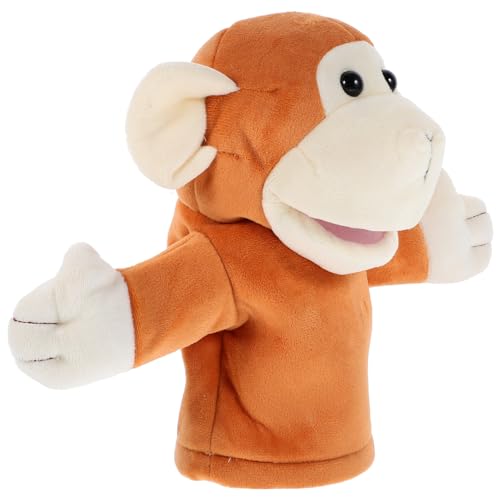 ibasenice Handpuppenspielzeug Tier Kinderspielzeug Puppen Affenspielzeug Performance Requisite Frühes Lernspielzeug Süße Handpuppe Handspielzeug Interaktives Handpuppe Für Kurz von ibasenice