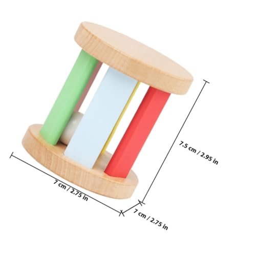 ibasenice Handrassel aus Holz für Jungen und Mädchen Motorisches sensorisches Klangspielzeug Bunter Holzroller Fördert Greiffähigkeit Hörvermögen Lernspielzeug für Jungen und Mädchen Ab ibasenice Handrassel aus Holz für Jungen und Mädchen Motorisches sensorisches Klangspielzeug Bunter Holzroller Fördert Greiffähigkeit Hörvermögen Lernspielzeug für Jungen und Mädchen Ab von ibasenice