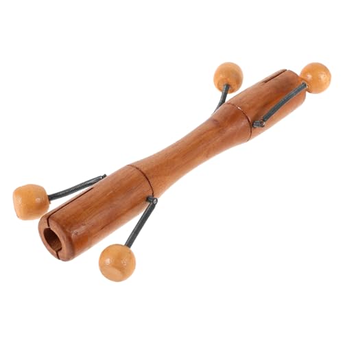 ibasenice Handschlaginstrument aus Holz für Kleinkinder Kreatives Musikinstrument mit Stöcken für Spielerisches Lernen und Hand Augen Koordination Tragbar und Langlebig von ibasenice