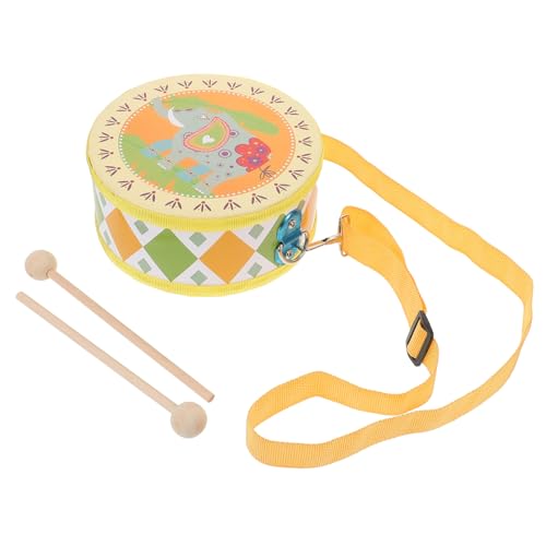 ibasenice Handtrommel mit Tragegurt Doppelseitiges Percussion Instrument für Kleinkinder Pädagogisches Musikinstrument für Kindergarten Aktivitäten Elefant Design ibasenice Handtrommel mit Tragegurt Doppelseitiges Percussion Instrument für Kleinkinder Pädagogisches Musikinstrument für Kindergarten Aktivitäten Elefant Design von ibasenice