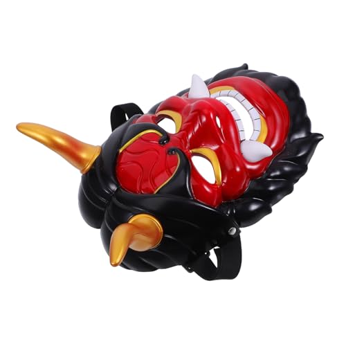 ibasenice Hannya Maske Japanischer Unhold mit Hörnern Vollgesichts-cosplay Halloween Maske für Erwachsene Karneval Maskerade Party Horror Kostüm Zubehör ibasenice Hannya Maske Japanischer Unhold mit Hörnern Vollgesichts-cosplay Halloween Maske für Erwachsene Karneval Maskerade Party Horror Kostüm Zubehör von ibasenice