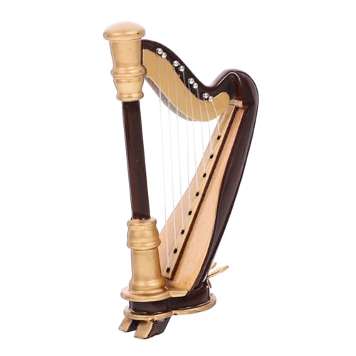 ibasenice Harfe-Modell Miniatur-Harfe geformt klein Forderung winzige Harfe Musikinstrumente Ornamenten Desktop Mini-Harfeninstrument Modelle von Musikinstrumenten Holz ibasenice Harfe-Modell Miniatur-Harfe geformt klein Forderung winzige Harfe Musikinstrumente Ornamenten Desktop Mini-Harfeninstrument Modelle von Musikinstrumenten Holz von ibasenice