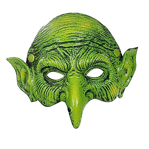 ibasenice Halloween Hexenmaske Für Gruselige Cosplay Für Halloween- Und Geburtstagsfeiern Einzigartiges Design Für Unvergessliche Partymomente von ibasenice