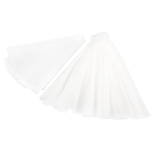 ibasenice Hochzeitskleid für Puppen Wiederverwendbares Kostüm für Kleine Puppen für Hochzeitszeremonie Nachzuspielen ibasenice Hochzeitskleid für Puppen Wiederverwendbares Kostüm für Kleine Puppen für Hochzeitszeremonie Nachzuspielen von ibasenice