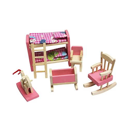ibasenice Hölzerne Puppenhaus Möbel Set Für Kinderzimmer Miniaturmöbel Für Puppenhaus Hochbett Und Zubehör Ideales Für Kreatives Und Rollenspiele ibasenice Hölzerne Puppenhaus Möbel Set Für Kinderzimmer Miniaturmöbel Für Puppenhaus Hochbett Und Zubehör Ideales Für Kreatives Und Rollenspiele von ibasenice