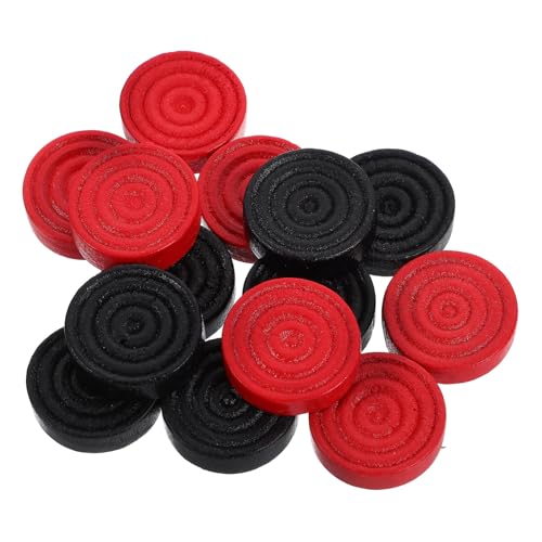 ibasenice Hölzerne Spielsteine 24 Stück Backgammon-Steine Ersatzsteine Brettspielsteine Spielchips Für Dame-Spielzubehör von ibasenice