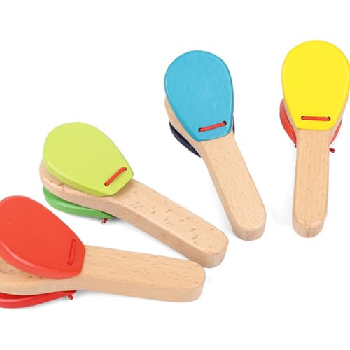ibasenice Holz Kastagnetten für Junge Mädchen Langer Griff Pädagogisches Musikspielzeug Blau Rhythmusförderung Leicht und Tragbar für Kleinkinder und Musikalische Früherziehung ibasenice Holz Kastagnetten für Junge Mädchen Langer Griff Pädagogisches Musikspielzeug Blau Rhythmusförderung Leicht und Tragbar für Kleinkinder und Musikalische Früherziehung von ibasenice