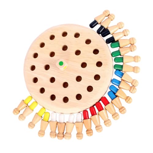 ibasenice Holz Memory Schachspiel Lernspielzeug Pädagogisches Brettspiel Gedächtnis Konzentration und Logischem für Frühbildung und Gehirnentwicklung ibasenice Holz Memory Schachspiel Lernspielzeug Pädagogisches Brettspiel Gedächtnis Konzentration und Logischem für Frühbildung und Gehirnentwicklung von ibasenice