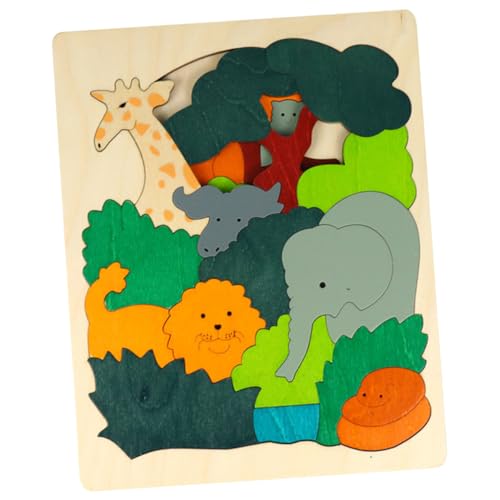 ibasenice Holz Puzzle für Lagiges Lernspiel Langlebiges Tier Montessori Puzzle mit Glatten Kanten Fördert Hand Auge Koordination und Kognitive Entwicklung für Kleinkinder ibasenice Holz Puzzle für Lagiges Lernspiel Langlebiges Tier Montessori Puzzle mit Glatten Kanten Fördert Hand Auge Koordination und Kognitive Entwicklung für Kleinkinder von ibasenice