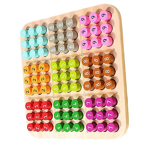 ibasenice Holz Sudoku Lernspielzeug für Ab Jahre Intellektuelles Denkspiel mit Glatter Oberfläche Tragbares Puzzle Kreativität und Gedächtnis Montessori Holz Legespiel ibasenice Holz Sudoku Lernspielzeug für Ab Jahre Intellektuelles Denkspiel mit Glatter Oberfläche Tragbares Puzzle Kreativität und Gedächtnis Montessori Holz Legespiel von ibasenice