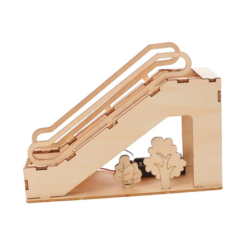 ibasenice Miniaturmodell Eines Mechanischen Aufzugs Bausatz Für Elektrische Rolltreppen DIY Modellbausatz Bastelset Mechanisches Bauspielzeug Für Junge Mädchen von ibasenice