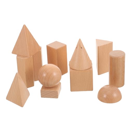 ibasenice Holzbausteine für Vorschulkinder Geometrische Formen Kindgerechtes Lernspielzeug Fördert Hand Auge Koordination und Logisches Farbenfrohes Sortierspiel für Kleinkinder von ibasenice