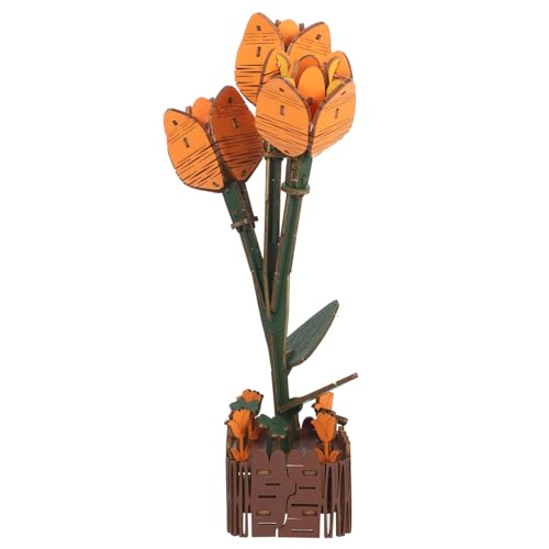 ibasenice Holzblumen DIY Set Tulpen Puzzle Blumenstrauß Bausatz aus Premium Holz für Kreative Bastelarbeiten Pflegefrei Vielseitig Dekorierbar für Zuhause Büro Festivals und Geschenke ibasenice Holzblumen DIY Set Tulpen Puzzle Blumenstrauß Bausatz aus Premium Holz für Kreative Bastelarbeiten Pflegefrei Vielseitig Dekorierbar für Zuhause Büro Festivals und Geschenke von ibasenice