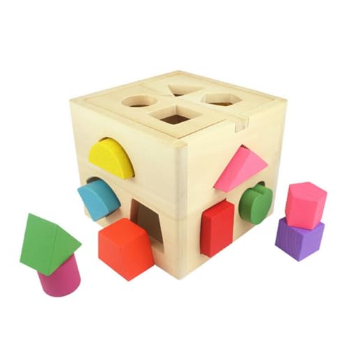 ibasenice Holzformensortierwürfel Geometrische Formen Lernspielzeug Für 13 öcher Pädagogisches Holzspielzeug Für Kreatives Und Entwicklung Der Motorik ibasenice Holzformensortierwürfel Geometrische Formen Lernspielzeug Für 13 öcher Pädagogisches Holzspielzeug Für Kreatives Und Entwicklung Der Motorik von ibasenice