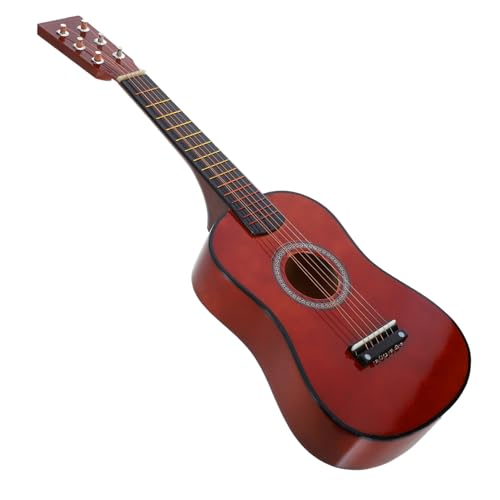 ibasenice Holzgitarre Kinderspielzeug Leicht mit Klarem für Anfänger Pädagogisches Musikinstrument für Junge Mädchen Bequem zu Halten Fördert Musikalische Fähigkeiten und Spaß ibasenice Holzgitarre Kinderspielzeug Leicht mit Klarem für Anfänger Pädagogisches Musikinstrument für Junge Mädchen Bequem zu Halten Fördert Musikalische Fähigkeiten und Spaß von ibasenice