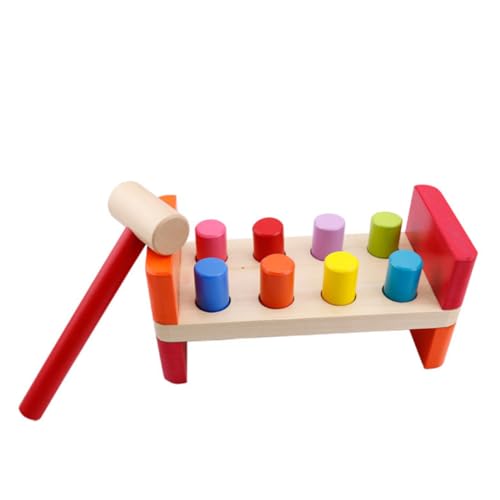 ibasenice Pädagogisches Holz-schlagspielzeug Hammerbank-Spielzeug Für Kinder Bunte Stifte Massivholzkonstruktion Frühes Lernspielzeug ibasenice Pädagogisches Holz-schlagspielzeug Hammerbank-Spielzeug Für Kinder Bunte Stifte Massivholzkonstruktion Frühes Lernspielzeug von ibasenice