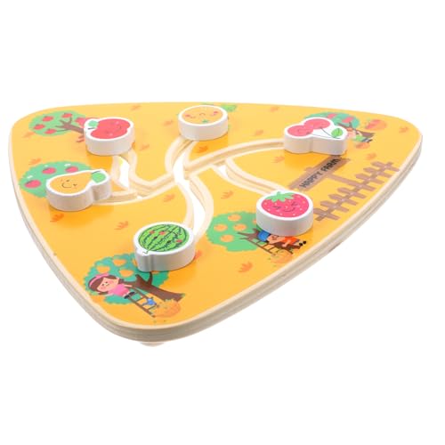 ibasenice Holzlabyrinth für Kleinkinder Pädagogisches Lernspiel mit Sicherem Verschleißfestem Material Fördert Logisches und Spielerische Interaktion Langlebiges Stressabbauendes ibasenice Holzlabyrinth für Kleinkinder Pädagogisches Lernspiel mit Sicherem Verschleißfestem Material Fördert Logisches und Spielerische Interaktion Langlebiges Stressabbauendes von ibasenice