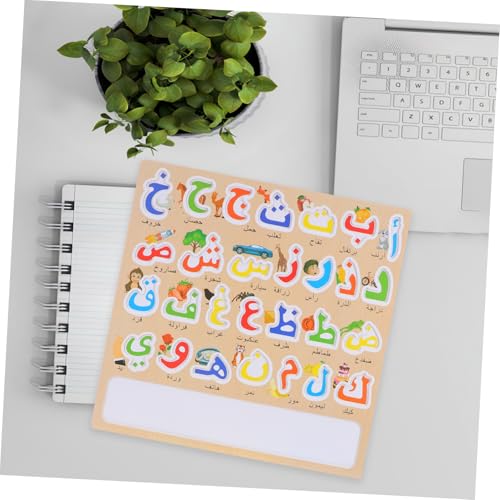 ibasenice Holzpuzzle Arabisches Alphabet Montessori Lernspielzeug für Kleinkinder Buchstaben Lernspiel Farbenfrohes Langlebiges Pädagogisches Puzzle Kognition und Hand Auge Koordination ibasenice Holzpuzzle Arabisches Alphabet Montessori Lernspielzeug für Kleinkinder Buchstaben Lernspiel Farbenfrohes Langlebiges Pädagogisches Puzzle Kognition und Hand Auge Koordination von ibasenice