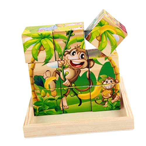 ibasenice Holzpuzzle Sechseckig mit Tiermotiven Pädagogisches Lernspielzeug für Jahre Ablage Bunte Cartoonmuster Sicher Glatt Fördert Kreativität und Motorische Fähigkeiten ibasenice Holzpuzzle Sechseckig mit Tiermotiven Pädagogisches Lernspielzeug für Jahre Ablage Bunte Cartoonmuster Sicher Glatt Fördert Kreativität und Motorische Fähigkeiten von ibasenice