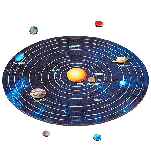 ibasenice Holzpuzzle Sonnensystem Für 8 Planeten Lernspielzeug Aus Kognitive Entwicklungsspielzeuge Ideales Für Kleine Astronauten Montessori ibasenice Holzpuzzle Sonnensystem Für 8 Planeten Lernspielzeug Aus Kognitive Entwicklungsspielzeuge Ideales Für Kleine Astronauten Montessori von ibasenice