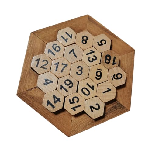 ibasenice Holzpuzzle Zahlen für Iq Lernspielzeug Montessori Bildungsbausteine Sechseckiges Holz Zahlenpuzzle Fördert Denkfähigkeit und Vorstellungskraft ibasenice Holzpuzzle Zahlen für Iq Lernspielzeug Montessori Bildungsbausteine Sechseckiges Holz Zahlenpuzzle Fördert Denkfähigkeit und Vorstellungskraft von ibasenice